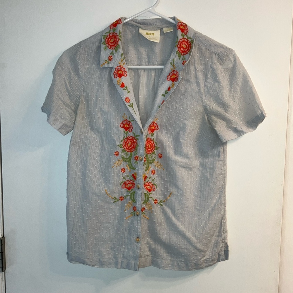Maeve By Anthropologie 4 Christie Baby Blue